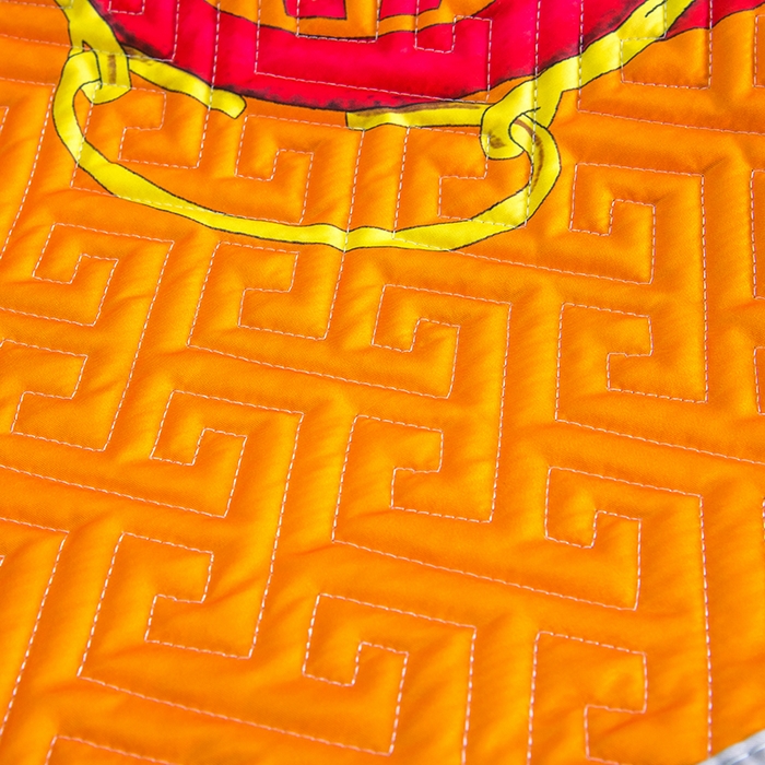 91家纺网 家纺一手货源 找家纺 爵仕家纺 2025新款凉感真丝床盖三件套 赛马场