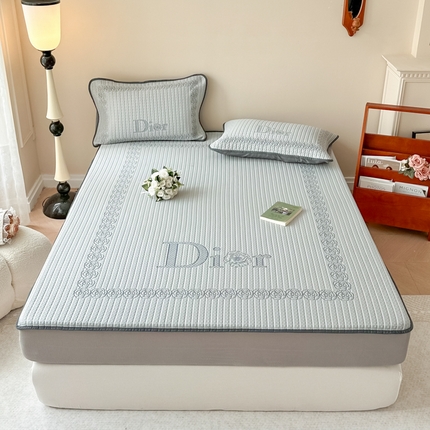 91家纺网 家纺一手货源 找家纺 （总）首尔家纺 2024新款凉豆豆凉席床笠凉感丝凉席大版系列