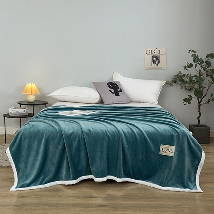 91家纺网 家纺一手货源 找家纺 （总）馨米莱家纺 2024新款牛奶绒盖毯