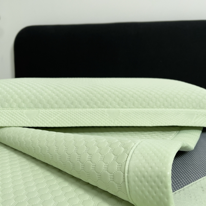 91家纺网 家纺一手货源 找家纺 凉百百 2024新款冰豆豆大豆款凉席冰丝席可折叠收纳直播优选 大豆款-绿