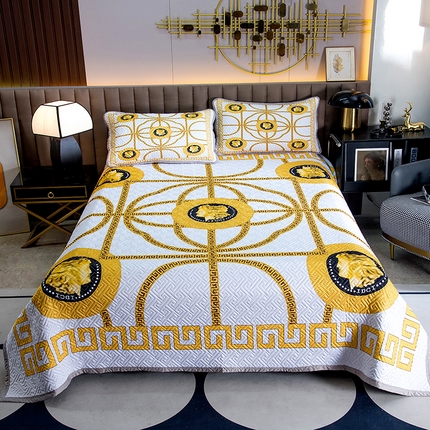 爵仕家纺 2025新款凉感真丝床盖三件套 女皇