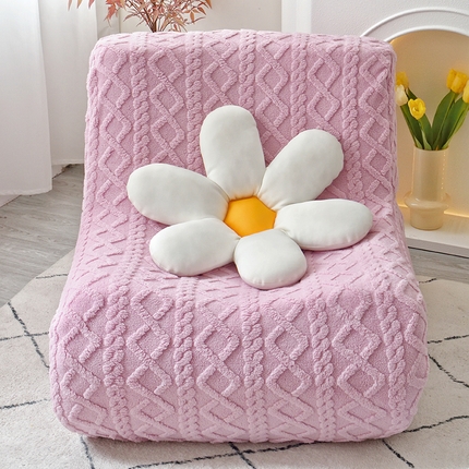 91家纺网 家纺一手货源 找家纺 （总）启博家纺 2024新款提花绒毛毛虫沙发套