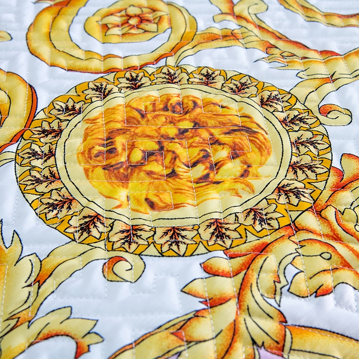 91家纺网 家纺一手货源 找家纺 爵仕家纺 2025新款凉感真丝床盖三件套 金典