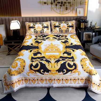 爵仕家纺 2025新款凉感真丝床盖三件套 大天使