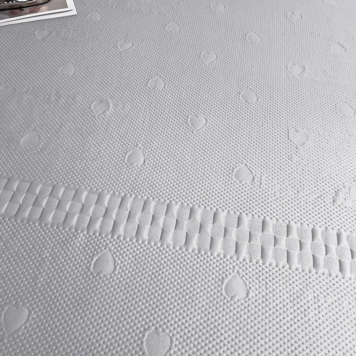 91家纺网 家纺一手货源 找家纺 凉百百 2024新款冰豆豆爱心款凉席冰丝凉席可折叠设计量大价优 爱心款-灰