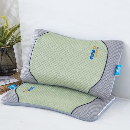 91家纺网 家纺一手货源 找家纺 （总）梦叶草 2024新款儿童华夫格凉感丝记忆枕芯儿童枕头