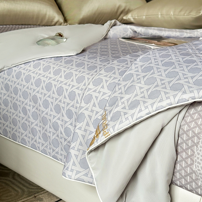 91家纺网 家纺一手货源 找家纺 小芽 2024新款凉感丝夏被 杜尔克