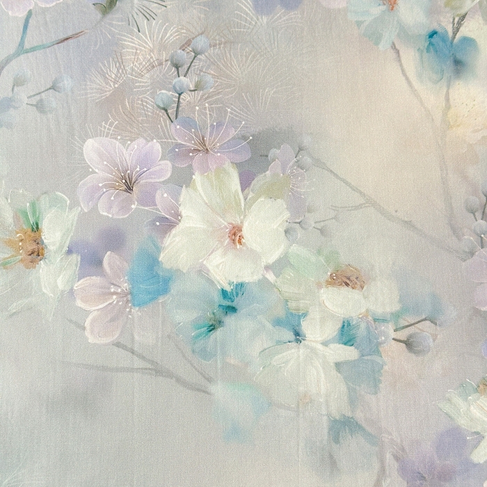 91家纺网 家纺一手货源 找家纺 小芽 2024新款凉感丝夏被 相见欢