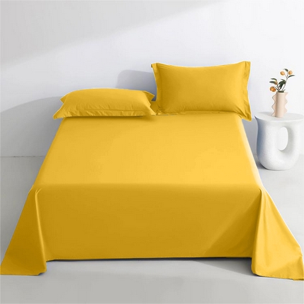 91家纺网 家纺一手货源 找家纺 （总）煌朝家纺 2024新款纯色枕套水洗棉枕套纯色赠品床单全棉枕套纯棉床单