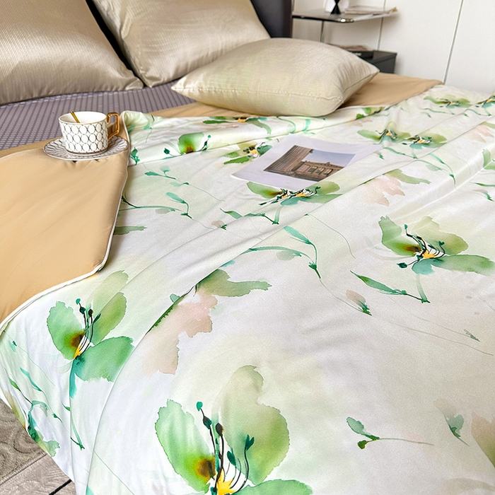 91家纺网 家纺一手货源 找家纺 小芽 2024新款凉感丝夏被 11