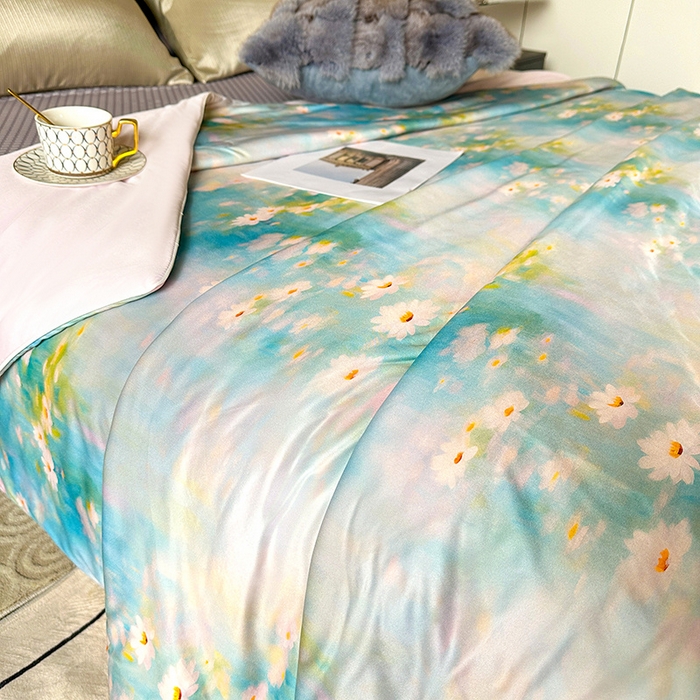 91家纺网 家纺一手货源 找家纺 小芽 2024新款凉感丝夏被 10