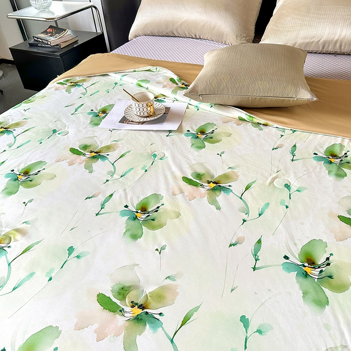 91家纺网 家纺一手货源 找家纺 小芽 2024新款凉感丝夏被 11