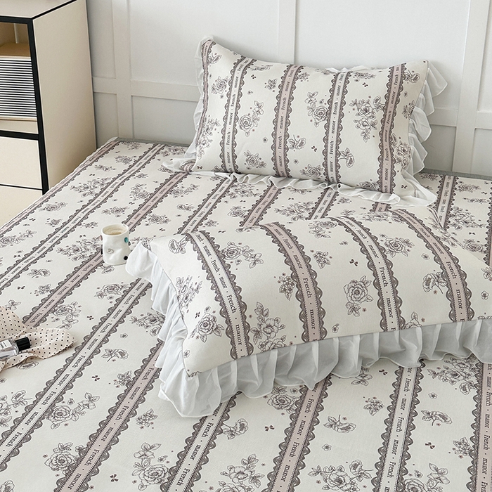 91家纺网 家纺一手货源 找家纺 （总）昔可家纺 2024新款A类900D仙仙雪纺床裙冰丝席