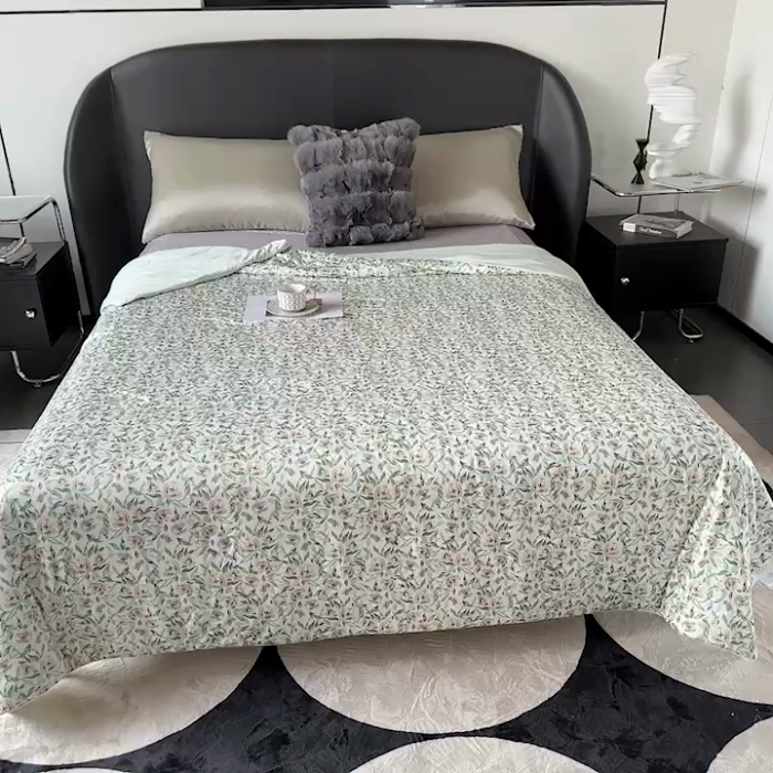 91家纺网 家纺一手货源 找家纺 小芽 2024新款凉感丝夏被 9