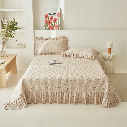 91家纺网 家纺一手货源 找家纺 （总）恒爱家纺 2024新款全棉甜美少女单床盖