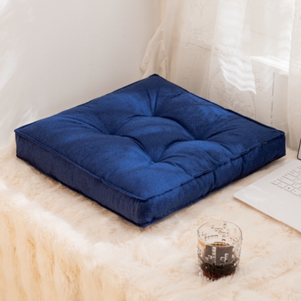 91家纺网 家纺一手货源 找家纺 （总）碧尔家居 2025新款办公室棉麻椅子坐垫四季通用透气沙发垫卧室防滑飘窗垫方形坐垫