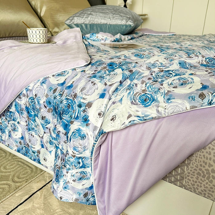 91家纺网 家纺一手货源 找家纺 小芽 2024新款凉感丝夏被 16