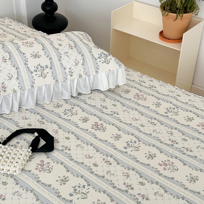 91家纺网 家纺一手货源 找家纺 昔可家纺 2024新款A类900D仙仙雪纺床裙冰丝席 夏日织梦