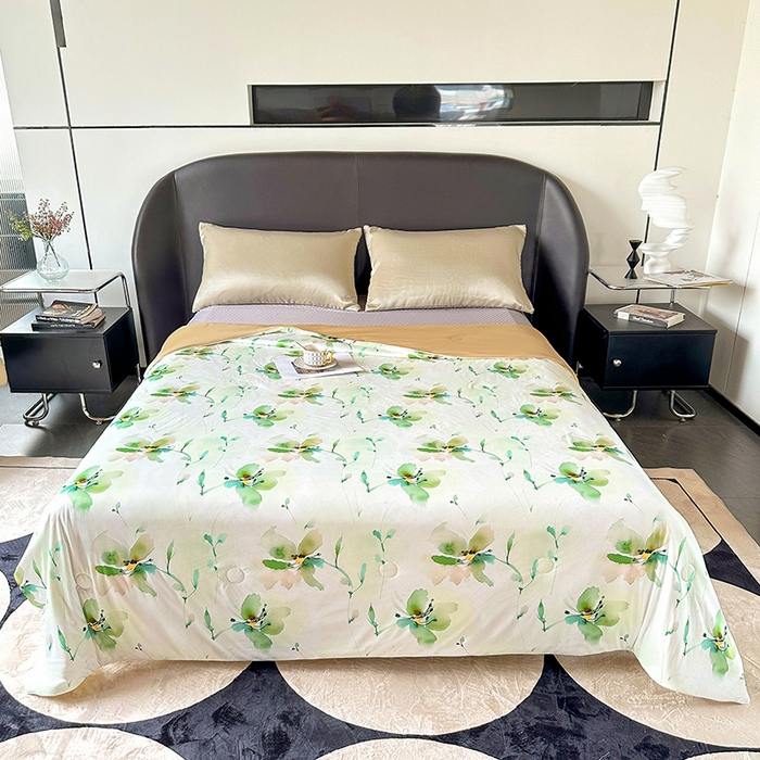 91家纺网 家纺一手货源 找家纺 小芽 2024新款凉感丝夏被 11