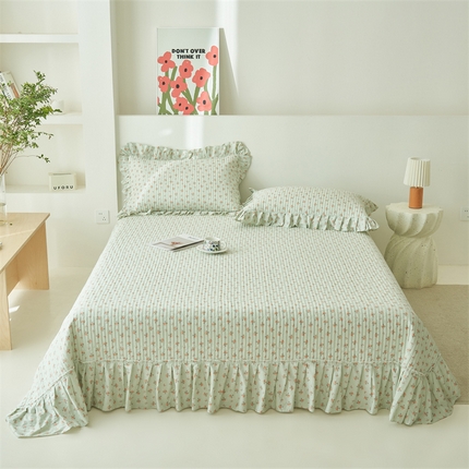 91家纺网 家纺一手货源 找家纺 （总）恒爱家纺 2024新款全棉甜美少女单床盖