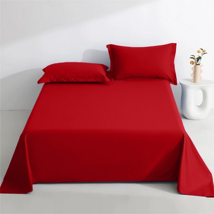 91家纺网 家纺一手货源 找家纺 （总）煌朝家纺 2024新款纯色枕套水洗棉枕套纯色赠品床单全棉枕套纯棉床单