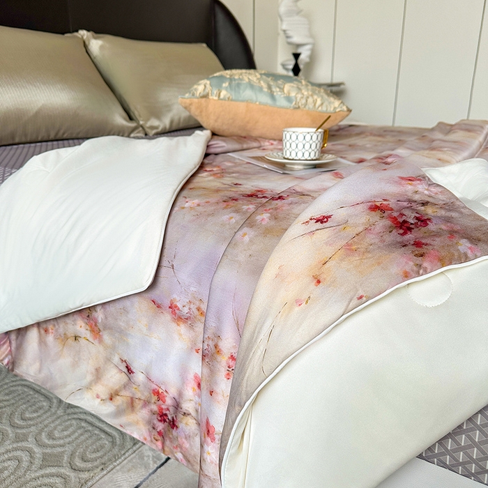 91家纺网 家纺一手货源 找家纺 小芽 2024新款凉感丝夏被 15