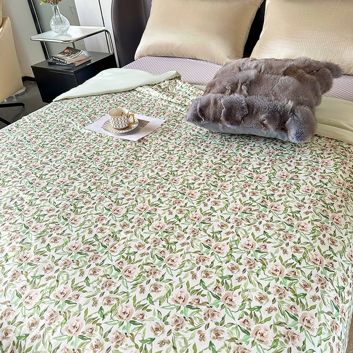 91家纺网 家纺一手货源 找家纺 小芽 2024新款凉感丝夏被 9