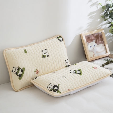 91家纺网 家纺一手货源 找家纺 （总）梦叶草 2024新款儿童冰丝乳胶纯荞麦枕芯