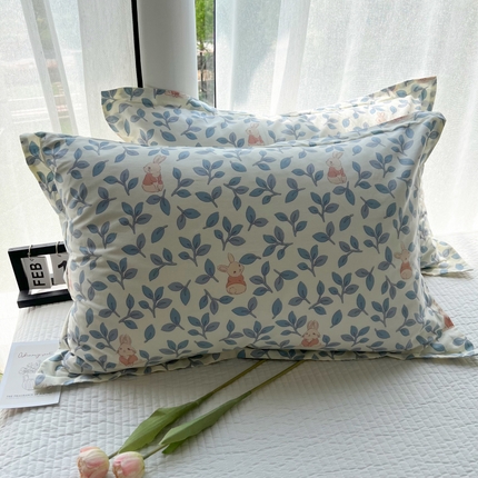 91家纺网 家纺一手货源 找家纺 （总）百寐 2024新款全棉碎花卡通信封开口宜家大枕套