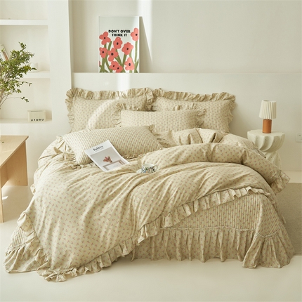 91家纺网 家纺一手货源 找家纺 （总）恒爱家纺 2024新款全棉甜美少女四件套