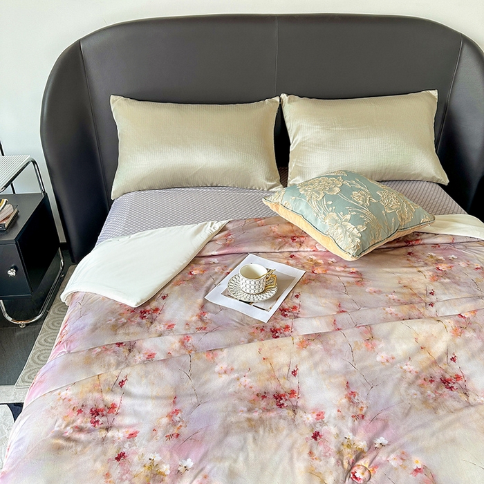 91家纺网 家纺一手货源 找家纺 小芽 2024新款凉感丝夏被 15