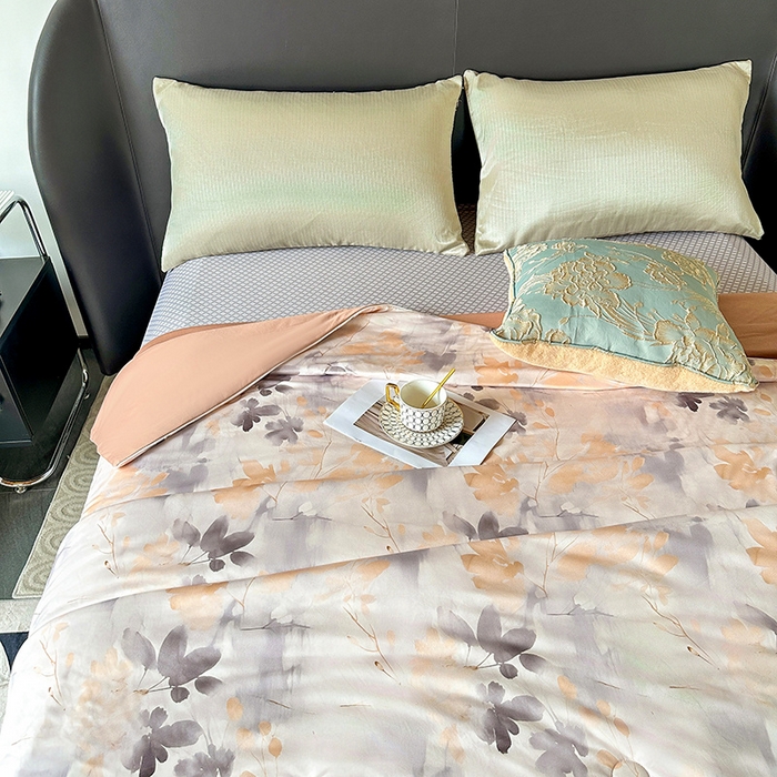 91家纺网 家纺一手货源 找家纺 小芽 2024新款凉感丝夏被 12