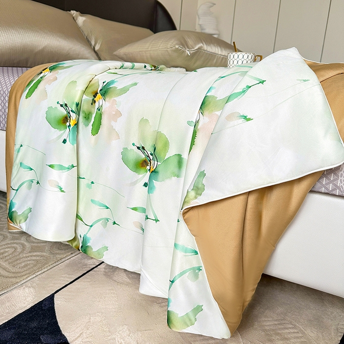 91家纺网 家纺一手货源 找家纺 小芽 2024新款凉感丝夏被 11