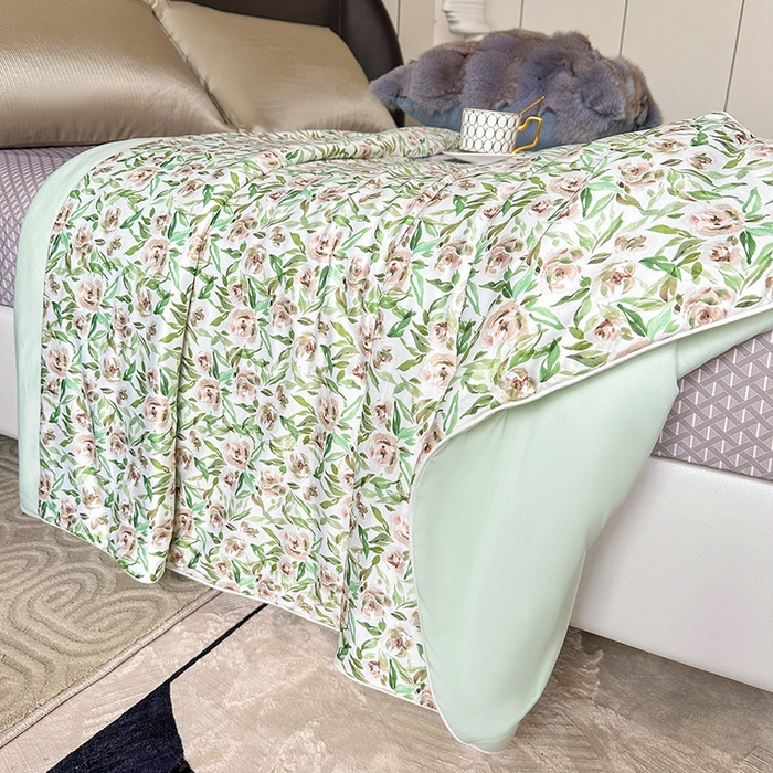 91家纺网 家纺一手货源 找家纺 小芽 2024新款凉感丝夏被 9