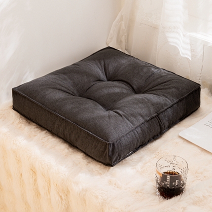 91家纺网 家纺一手货源 找家纺 （总）碧尔家居 2025新款办公室棉麻椅子坐垫四季通用透气沙发垫卧室防滑飘窗垫方形坐垫