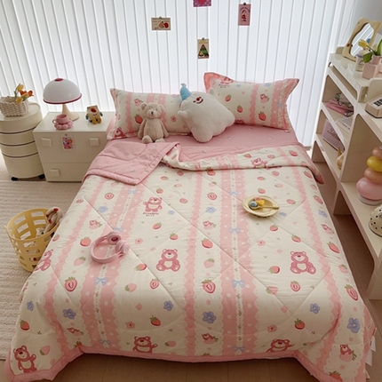 91家纺网 家纺一手货源 找家纺 （总）2024新款全棉夏被四件套