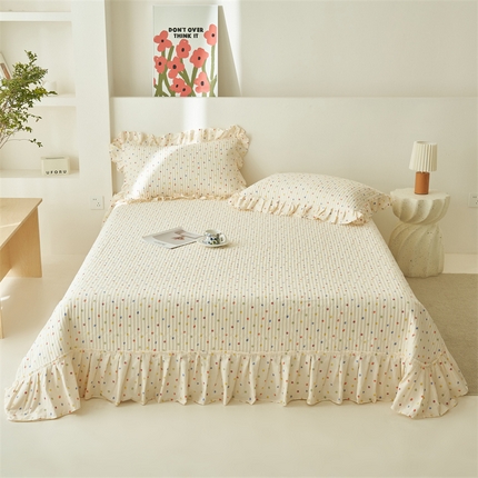 91家纺网 家纺一手货源 找家纺 （总）恒爱家纺 2024新款全棉甜美少女单床盖