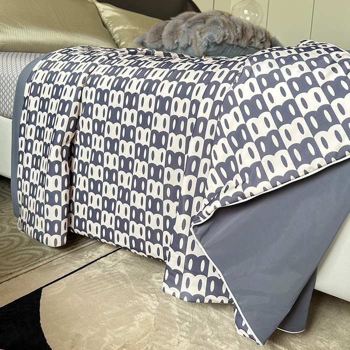 91家纺网 家纺一手货源 找家纺 小芽 2024新款凉感丝夏被 比德