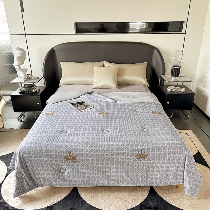 91家纺网 家纺一手货源 找家纺 小芽 2024新款凉感丝夏被 杜尔克