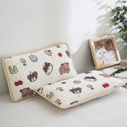 91家纺网 家纺一手货源 找家纺 （总）梦叶草 2024新款儿童冰丝乳胶纯荞麦枕芯