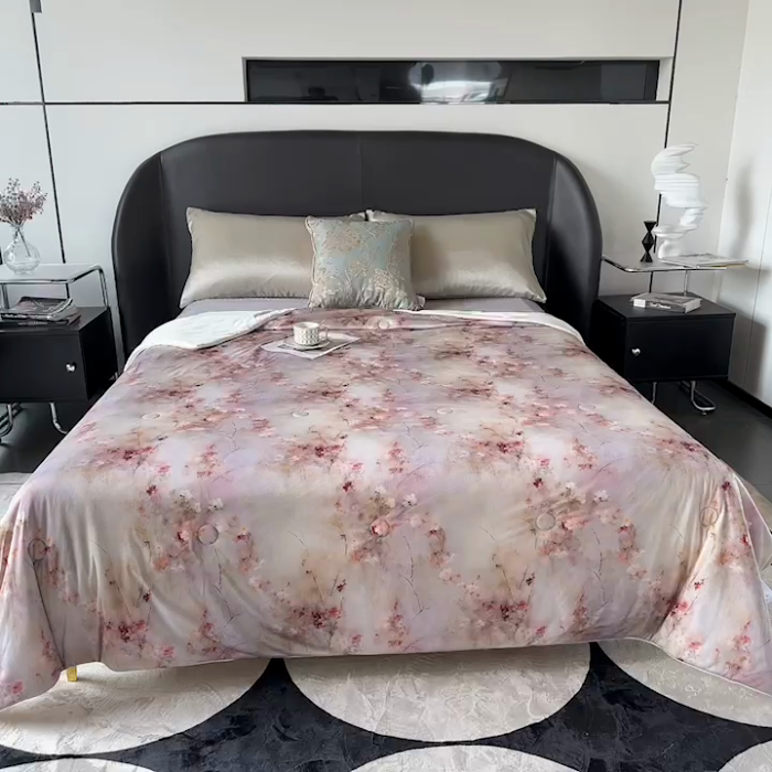 91家纺网 家纺一手货源 找家纺 小芽 2024新款凉感丝夏被 15