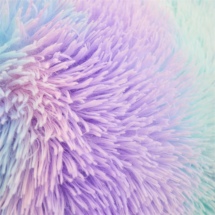 91家纺网 家纺一手货源 找家纺 品尚嘉 2025新款长毛绒拥抱式腰靠跨境外贸水貂绒靠垫沙发靠背 腰靠-香芋紫