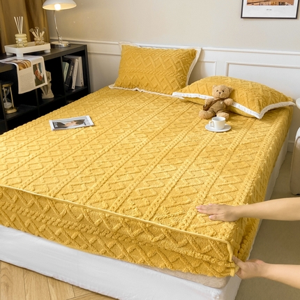 91家纺网 家纺一手货源 找家纺 源舍家纺 2024新款爆款A类塔芙绒床笠枕套