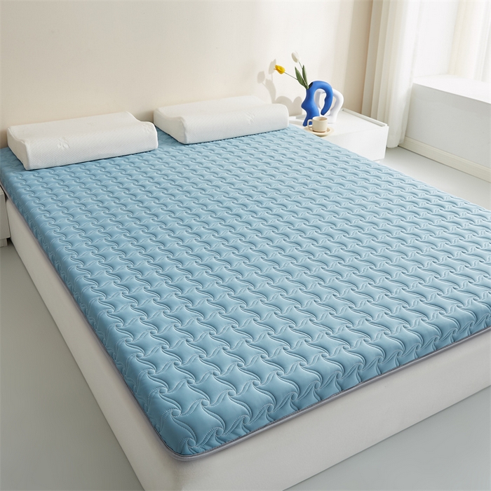 91家纺网 家纺一手货源 找家纺 （总）寐珂 2025新款乳胶凉席床垫A类反面水洗棉加厚床垫学生宿舍床垫