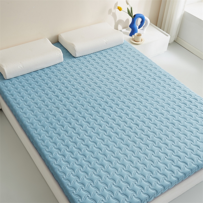 91家纺网 家纺一手货源 找家纺 （总）寐珂 2025新款乳胶凉席床垫A类反面水洗棉加厚床垫学生宿舍床垫