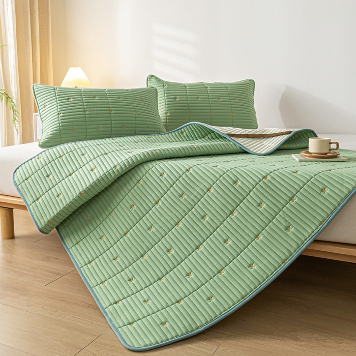 91家纺网 家纺一手货源 找家纺 鑫钰 2024新款1公分厚乳胶床垫薄款席梦思保护垫床护垫-星愿 乳胶床褥-星愿-云川绿