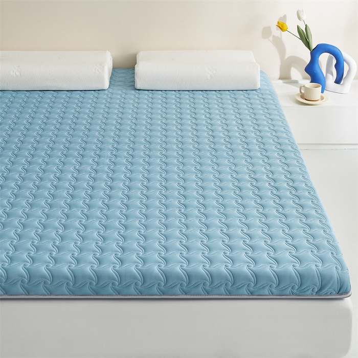 91家纺网 家纺一手货源 找家纺 （总）寐珂 2025新款乳胶凉席床垫A类反面水洗棉加厚床垫学生宿舍床垫