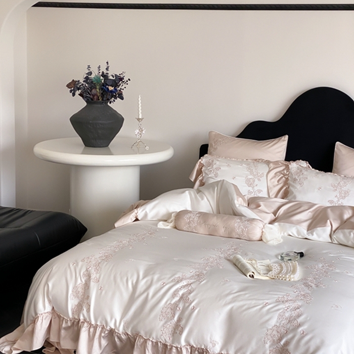 91家纺网 家纺一手货源 找家纺 （总）MIU缪家居 2024新款100支天丝棉四件套-舒芙蕾