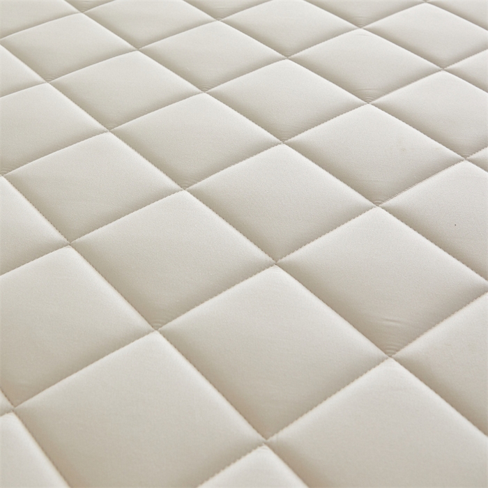 91家纺网 家纺一手货源 找家纺 寐珂 2025新款水洗棉大豆床垫 学生款 方格-贵族白