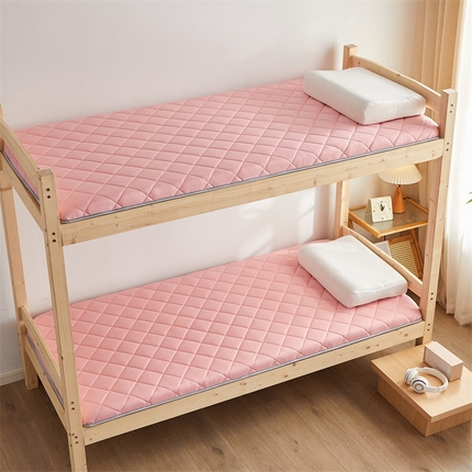 寐珂 2025新款水洗棉大豆床垫 学生款 梦幻粉